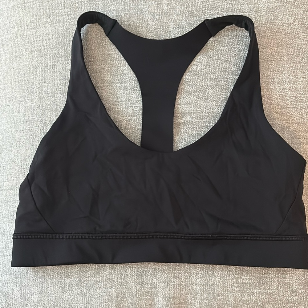 Lululemon Women’s Black Racerback Sports Bra Intimates